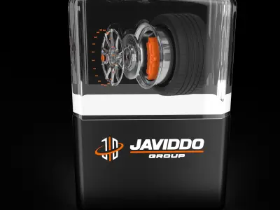 Car Wheel Rim  Tire Game-Ready PBR Low-poly 3D model