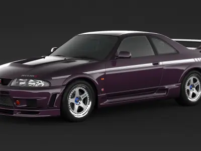 Nissan Skyline R33 400R 3D model