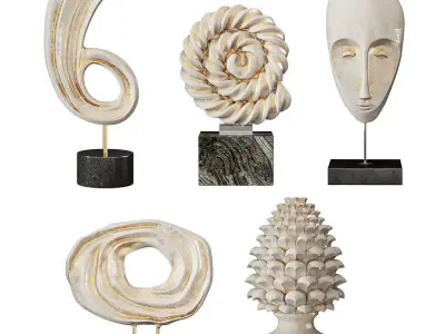 Sculptures Mega Pack 3D Model Collection