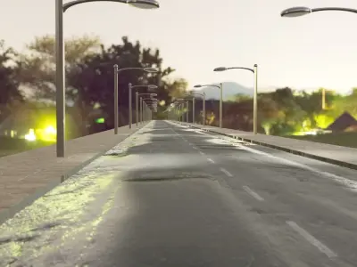 Ultra Realistic road  3D model