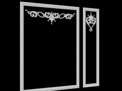 Wall molding 3D model