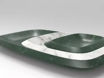 Kura Tray Low-poly 3D model