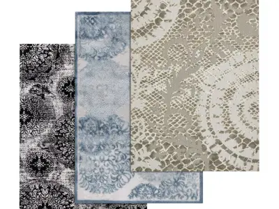 Rug Set 1766 3D model