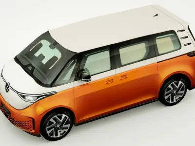 Volkswagen ID Buz 2023 Low-poly 3D model