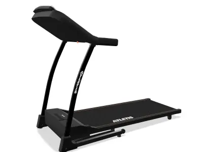 Treadmill model 3D Low-poly 3D model