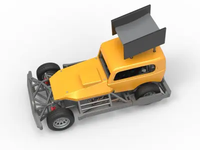 New Zealand Superstock car Scale 1 to 25 3D print model