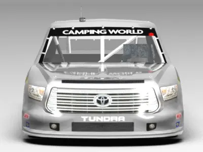 Toyota Tundra 2014 Nascar Camping World Game Ready Low-poly 3D model