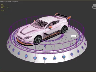 Aston Martin GT12 Low-poly 3D model