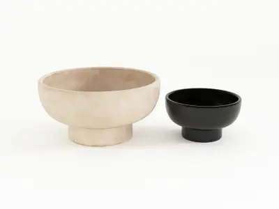 Modern Ceramic Bowl 3D model