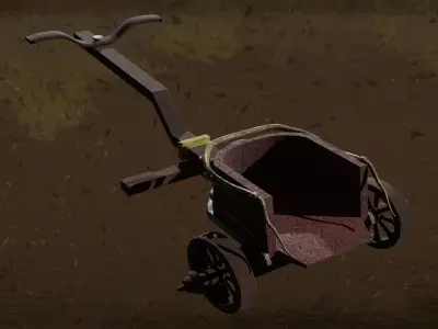 Asset - War Chariot Rome Horse T1 Free low-poly 3D model