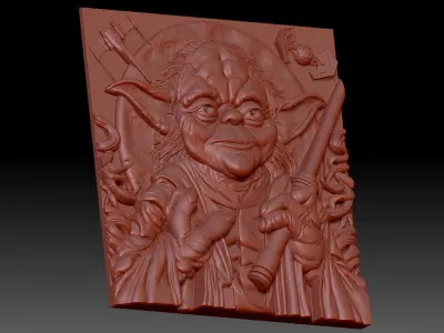 Master Yoda 3D print model