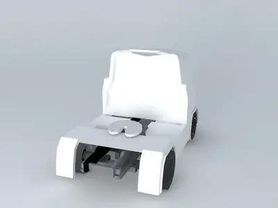 Truck template NEG Free 3D model