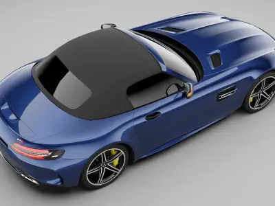 Mercedes AMG GT Coupe 3D model purchase