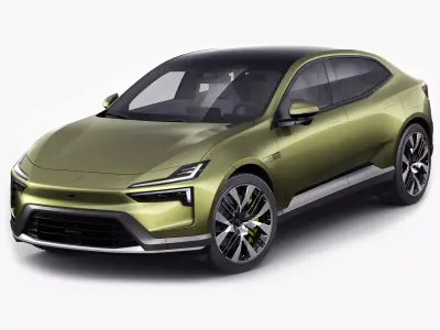 Polestar 4 2024 3D model