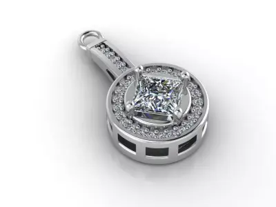 Women Pendants 3DM STL Pendant Renders Details 3D print model 3D print model