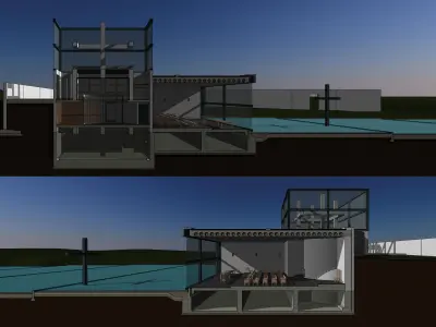 Tadao Ando - Church on the Water 3D model