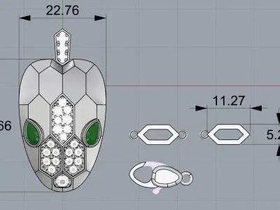 Bvlgari Serpenti pendant  3D print model