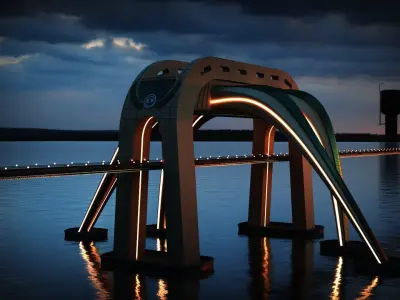 Matrix Bridge 3D model
