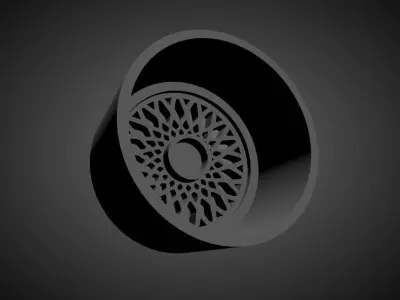 Rotiform LHR M scalable and Printable rim 3D print model