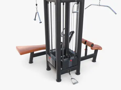 4 Multi station jungle machine v1 3D model