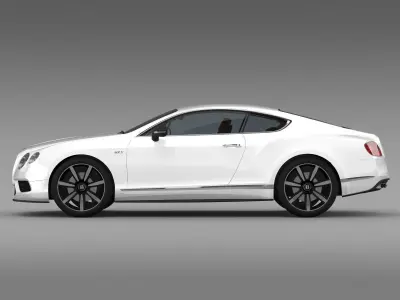 Bentley Continental GT V8 S Coupe 2014 3D model