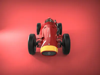 Car F1 - 1960 Maserati 250f 3D model