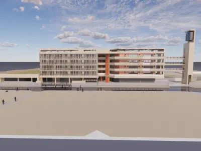 School-Orange 3D model