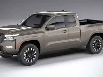 Nissan Frontier KingCab PRO4X 2022 3D model