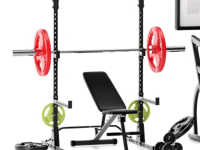 Gym-Tools-Fitness-Body-Building-Set-14 3D model