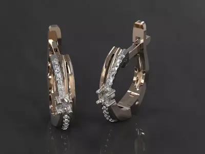 Jewelry set 3D print model shop