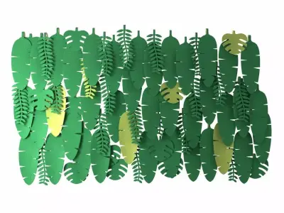 Glimakra of Sweden JUNGLEWALL Fabric Decorative acoustic panel 3D model