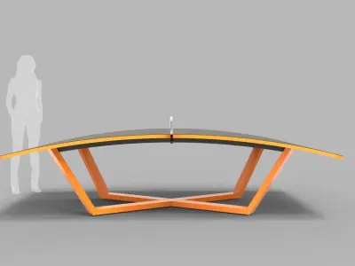 Teqball Table 2 3D model