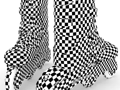 Roller skates KEPAI  3D model