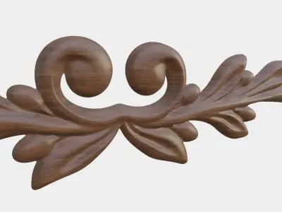 Frame Decor For Wood Carving 3D print model purchase