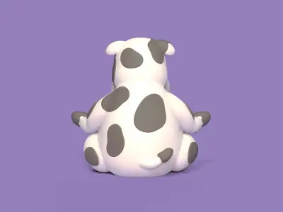 Yoga Cow 3D print model