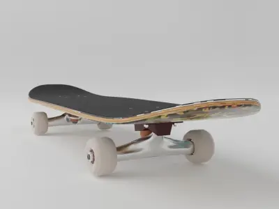 Skateboard 3D model
