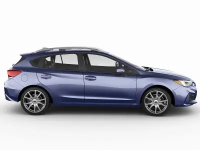 Subaru Impreza 5-door 2017 3D model