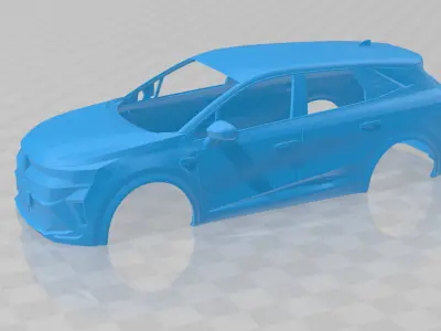 Renault Symbioz - Body Car STL Model 3D print model