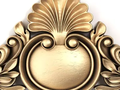Carved decor 4 3D model