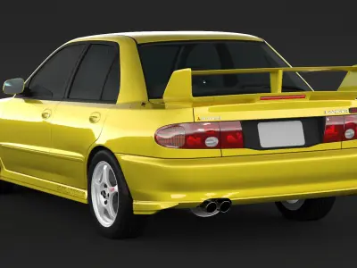 Mitsubishi Lancer Evolution 3 3D model