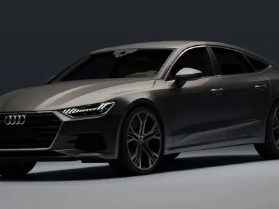 Audi A7 Sportback 2024 3D model