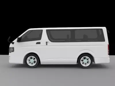 Toyota KHD low poly Low-poly 3D model