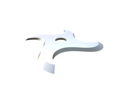 Shuriken star 3D print model