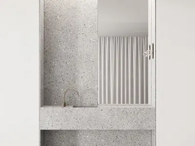 186 bathroom furniture 02 elegant minimal luxury 01 3D model