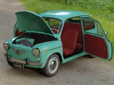 Seat 600 3D model