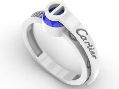 Jewelry Diamond Ring Model RG79 Free 3D print model