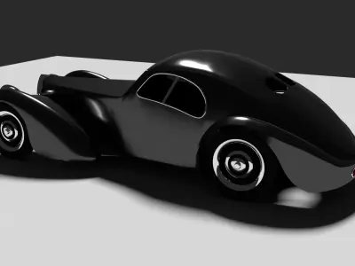 Bugatti Atlantic 1938 3D model
