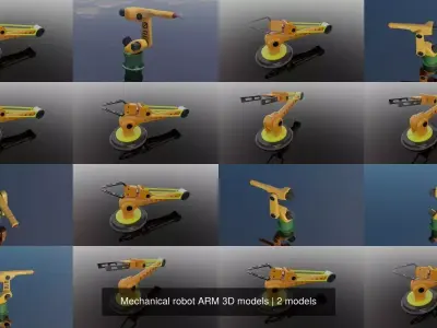 Mechanical robot ARM 3D models 3D Model Collection