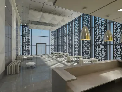 Lobby Interior 3D model