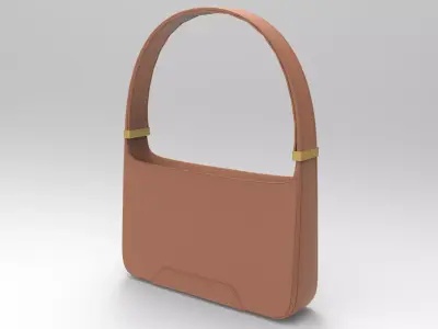 Thomas Shoulder Bag Low-poly 3D model
